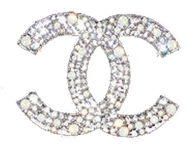 chanel gold metal logo badge|chanel diamond logo.